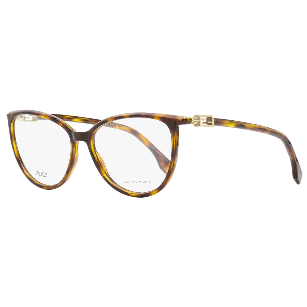 Fendi Oval Eyeglasses FF0462 086 Dark Havana 54mm 462